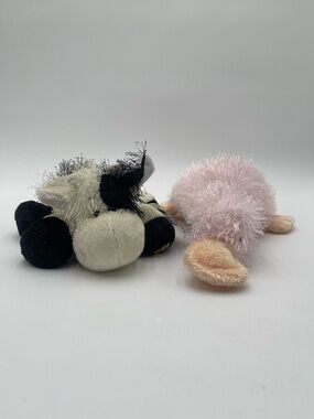 Ganz Webkinz Cow HM003 Plush Stuffed Animal Sealed Code Tag Pink Platypus HM208